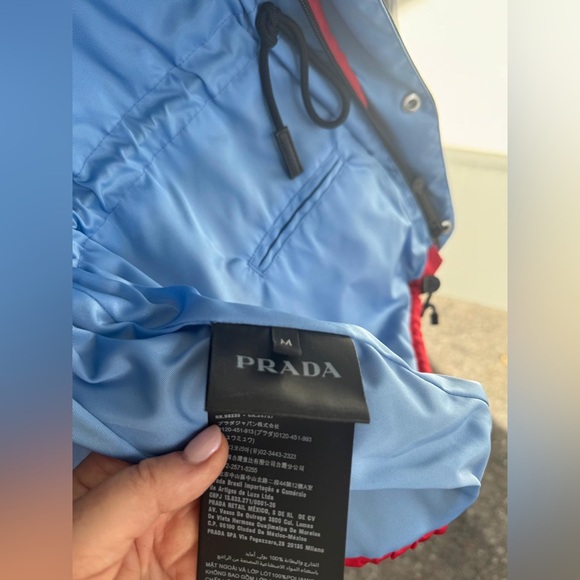 Prada Colorblock Jacket Nylon Multicolor Pristine Condition Worn Once - Picture 7 of 7